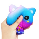 Squishy Crème Glacée Chat Mignon – Jouet Anti-Stress à Rebond Lent – Image 3