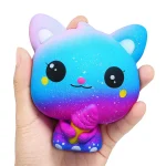 Squishy Crème Glacée Chat Mignon – Jouet Anti-Stress à Rebond Lent – Image 2