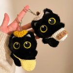 peluche chat noir