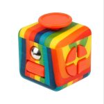 Fidget Cube multifonction – Jouet anti-stress 6 faces pour enfants et adultes-Couleur