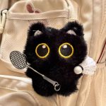 peluche chat noir