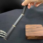 EDC Fidget Toy magnétique 3 sections – Bâton rotatif en métal et fibre de carbone – Image 3