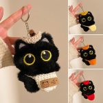 peluche chat noir