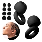 Bouchons d’oreilles en silicone – Natation & Sommeil, réduction du bruit