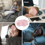 Masque de sommeil 3D – Bloque-lumière, doux & respirant, zéro pression – Image 6