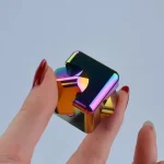 Cube Spinner en Alliage – Gyroscope Fidget Anti-Stress – Image 11