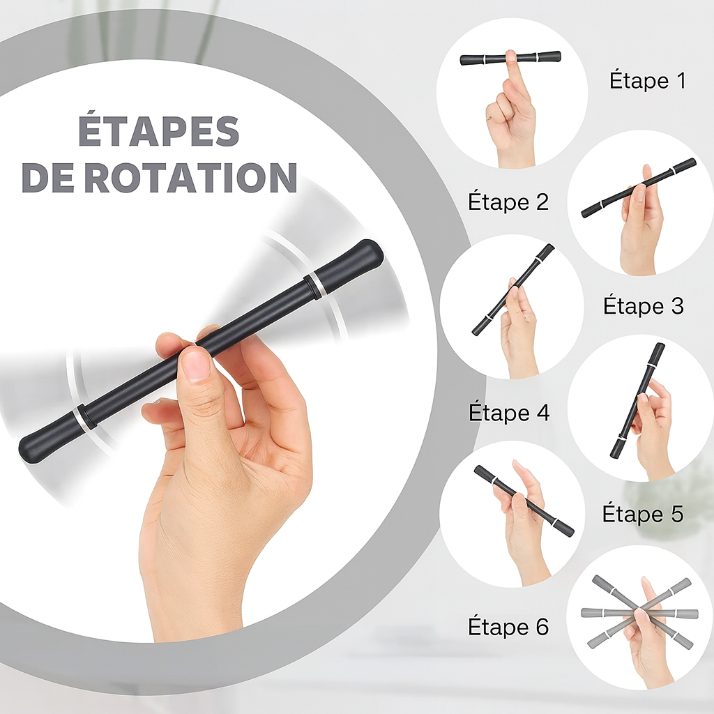 Stylo Rotatif Amusant