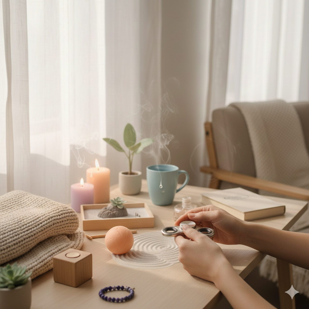 Créer un rituel sensoriel avec son spinner