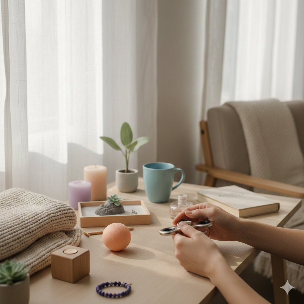 Créer un rituel sensoriel avec son spinner