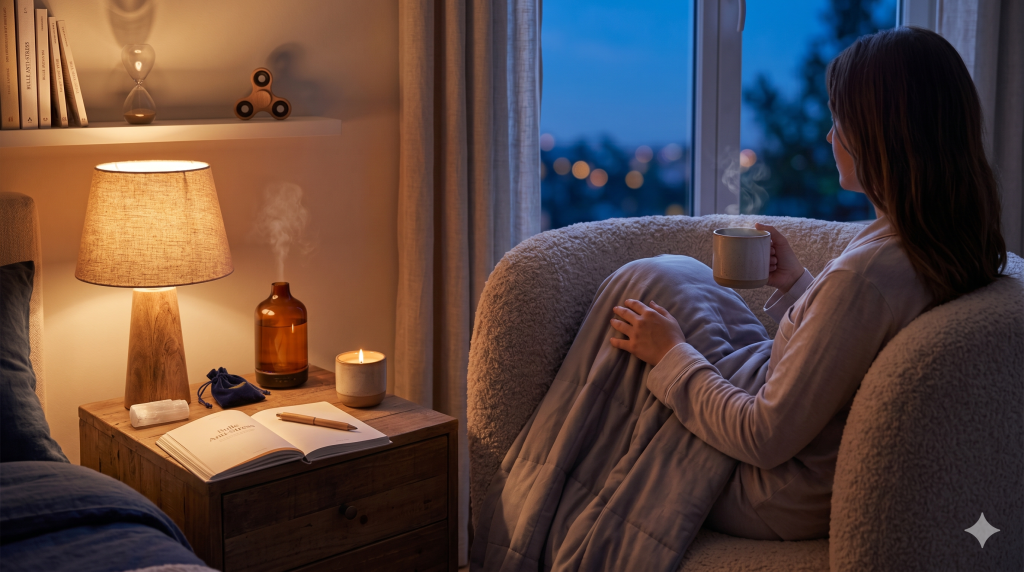 Créer un rituel d'apaisement avant le coucher